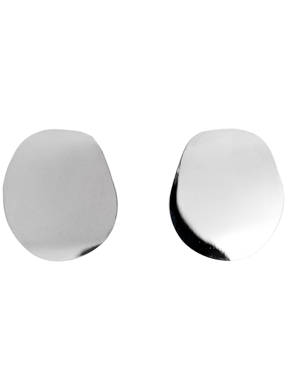 Zara Silver Flat Earrings
